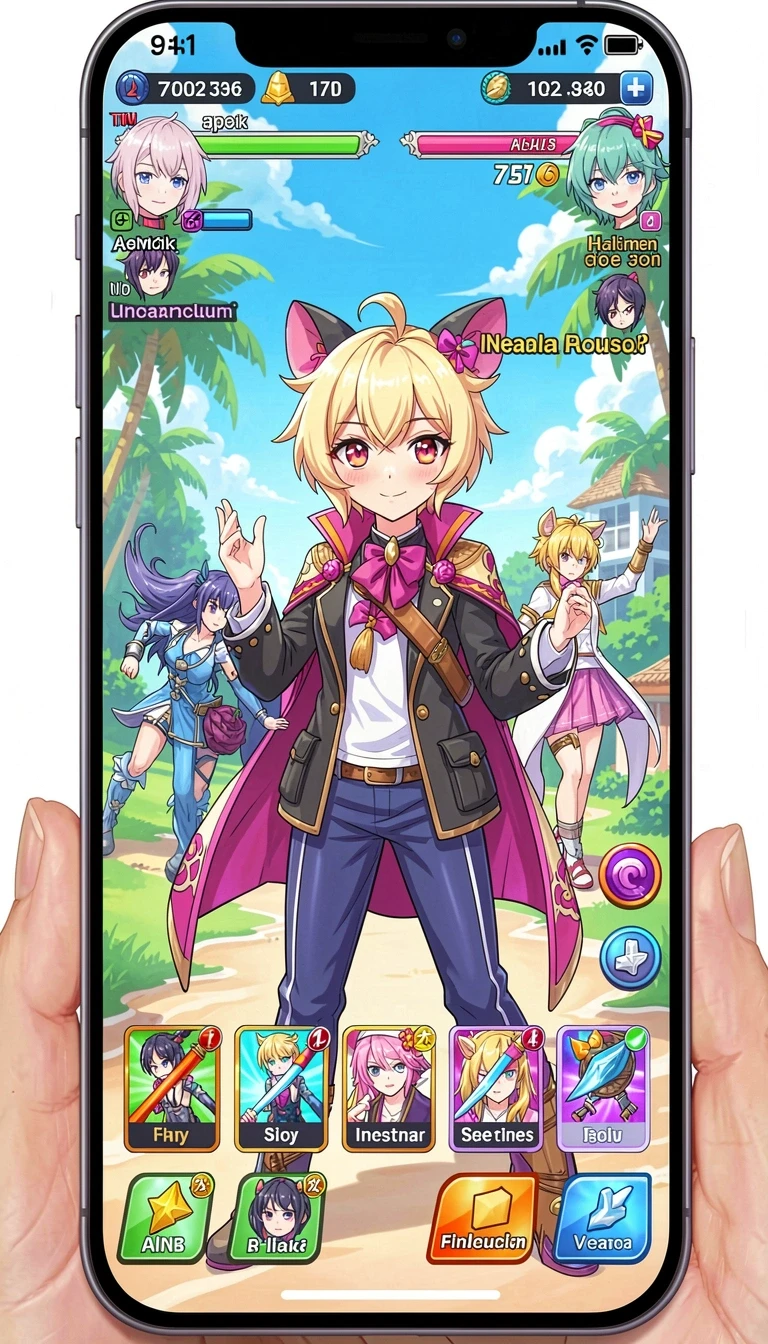 Galeri pratinjau visual jktok build APK resmi terbaru